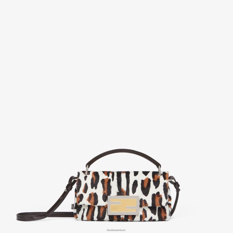 vrouwen accessoires Fendi 0J62L806 Etui van schapenvacht met dierenprint veelkleurig